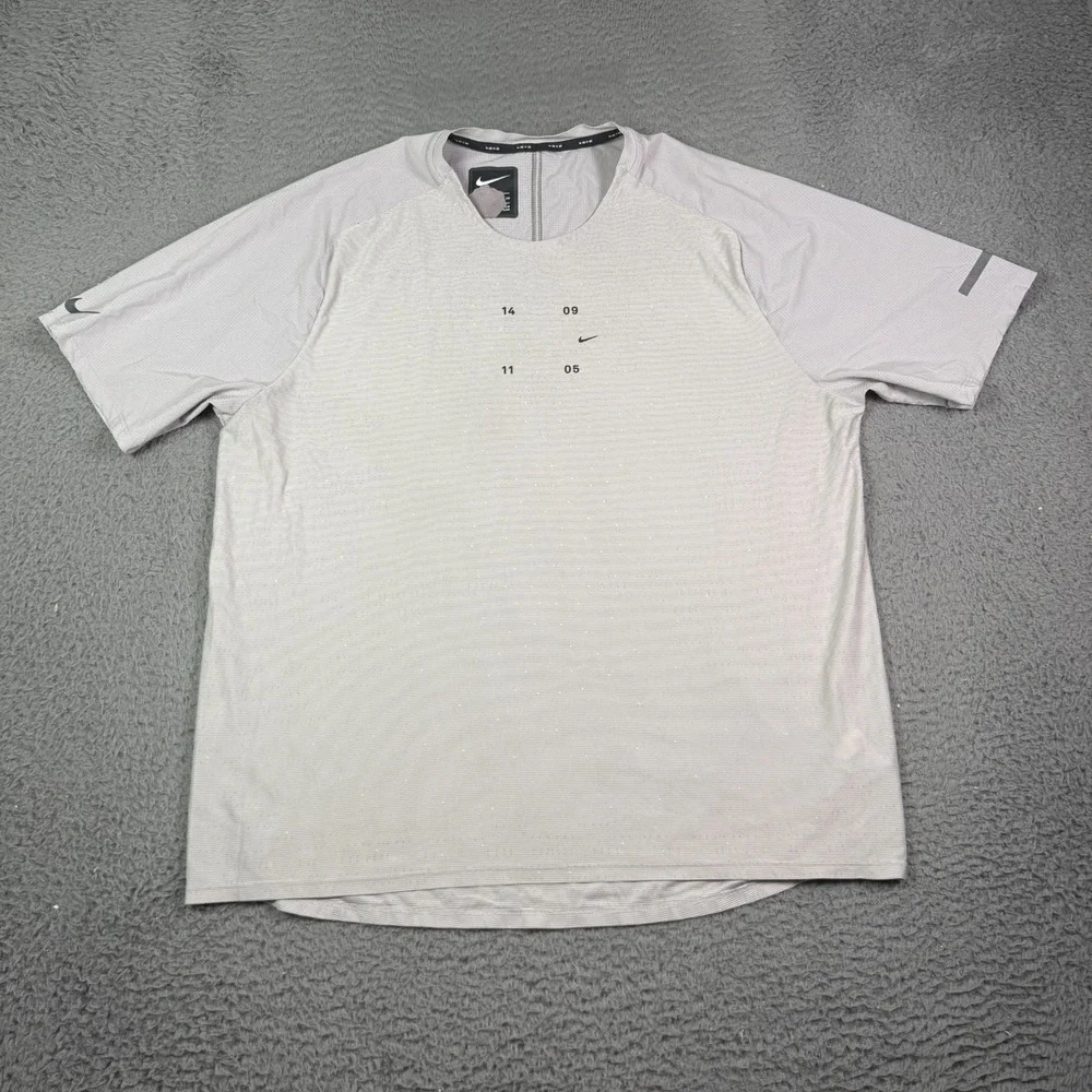 Nike Tech Pack Shirt Mens XL Gray Dri-fit Woven Gym Running CJ5731-020